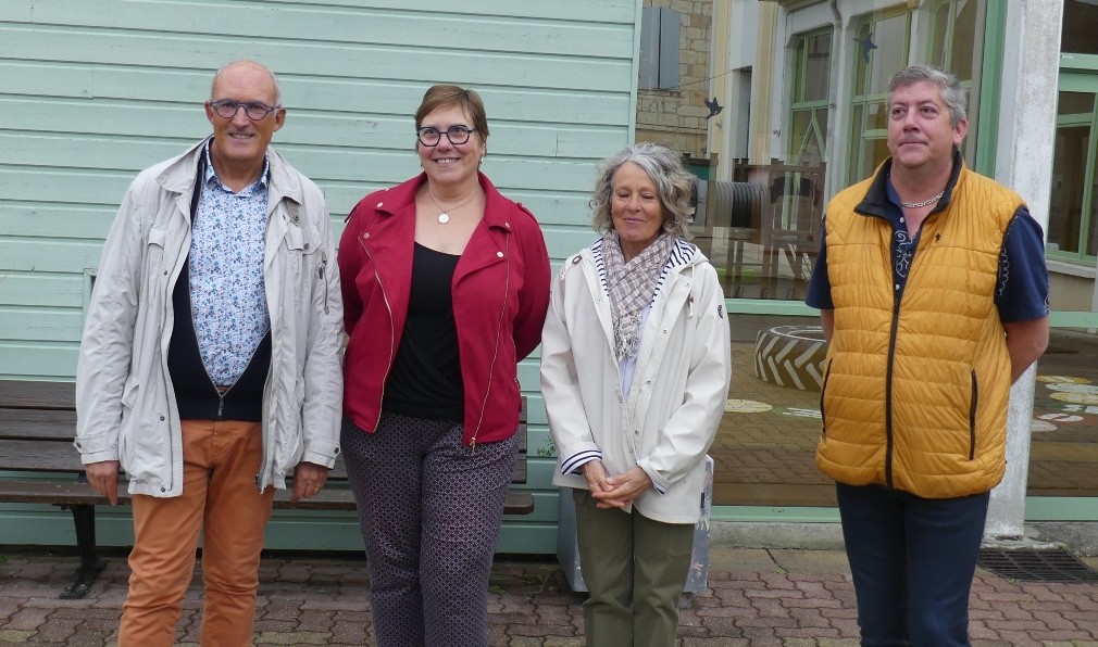 Jean-François Rousse, Christine Munoz, Hélène Delpech et Thibault Martin