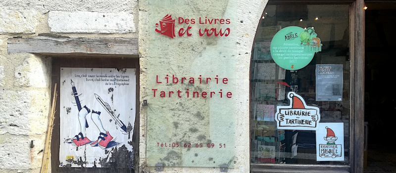 Programme de la  Librairie Tartinerie de Sarrant.