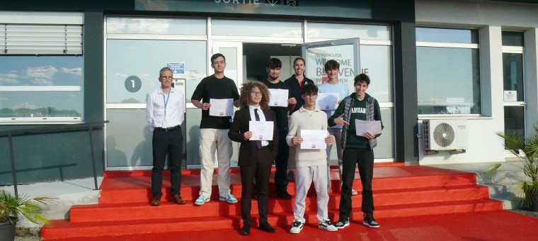 L'aéroport d'Auch a accueilli neuf diplômés du Brevet d’initiation à l’aéronautique