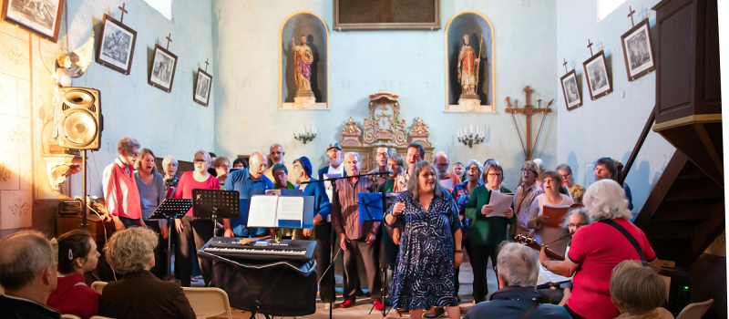 Succès du concert des Collines enchantées à Bouzon-Gellenave