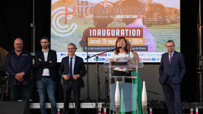 CaroleDelgaréaffirme son soutien au monde agricoleà l’occasion du salon les Pyrénéennes