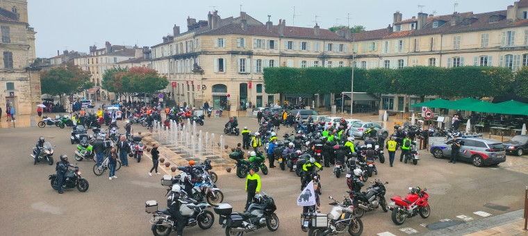 Manifestation des motards en colère