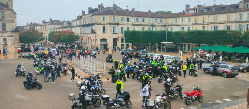 Manifestation des motards en colère