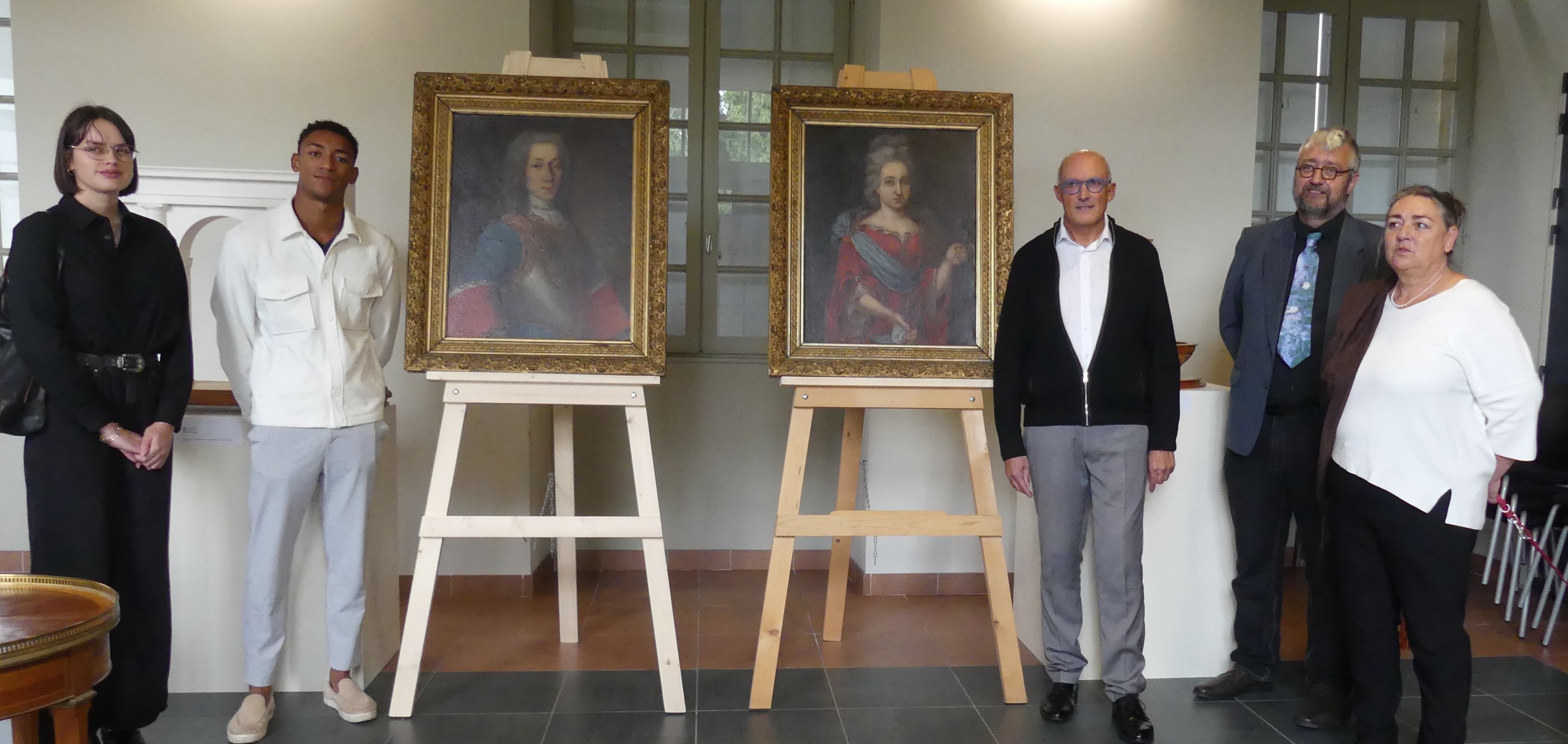 La famille réuni autour du Maire