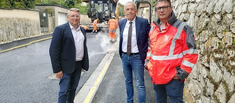 Rénovation de la voirie chemin du Barrail