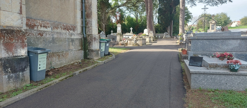 Les travaux de réfection au cimetière bientôt terminés