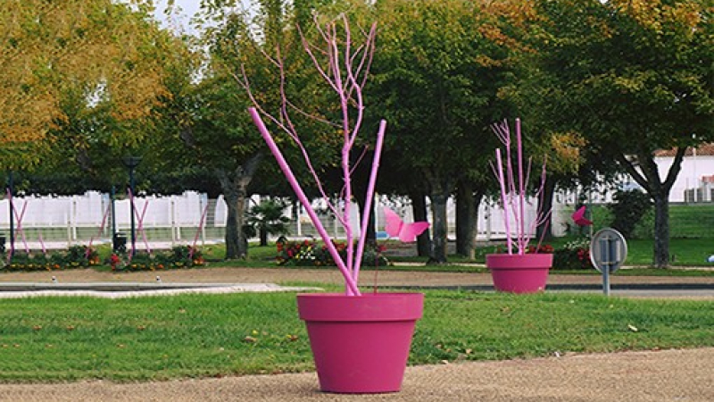 Octobre rose, ville en rose
