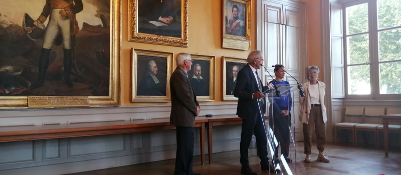 L'UTL32 Les Savoirs Partagés reçue en mairie d'Auch à l'occasion de ses 25 ans.