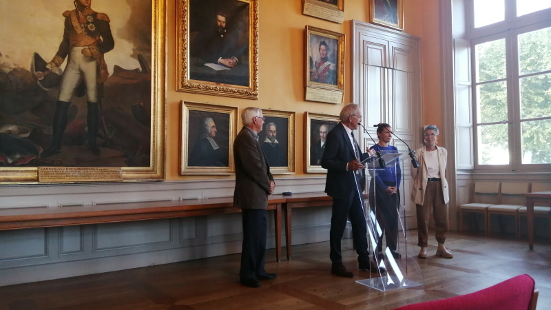 L'UTL32 Les Savoirs Partagés reçue en mairie d'Auch à l'occasion de ses 25 ans.