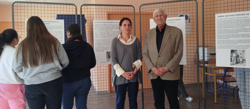 Une exposition sur la Résistance au collège