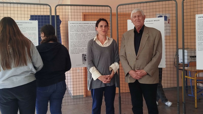 Une exposition sur la Résistance au collège