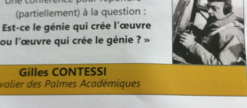 Est-ce le génie qui crée l'oeuvre ou l'oeuvre qui crée le génie?