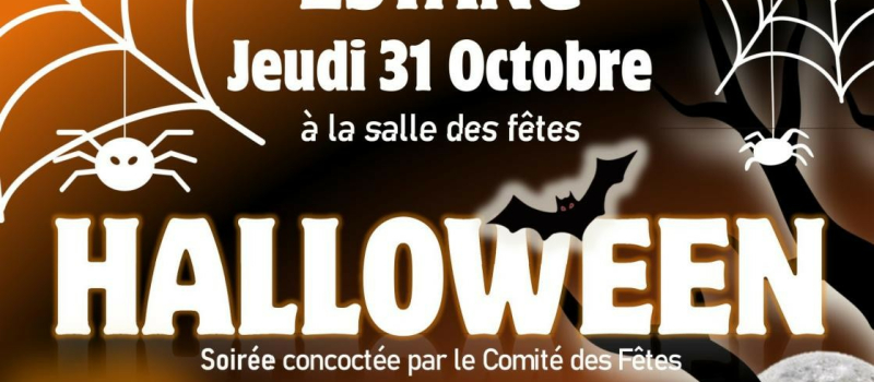 Soirée Halloween le 31 Octobre