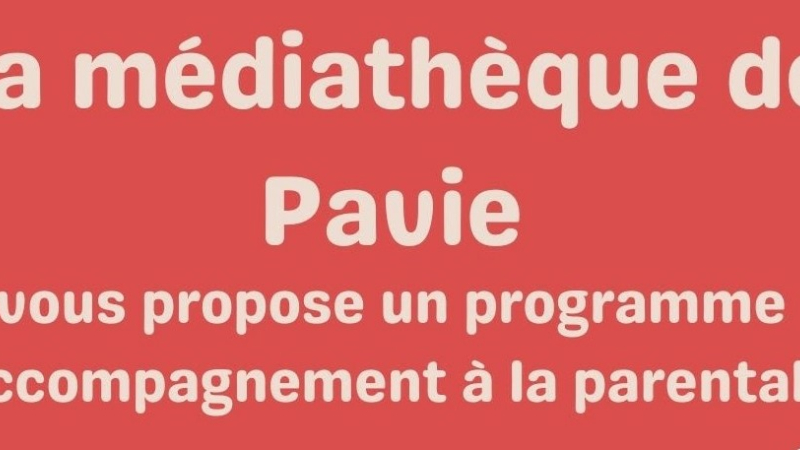 La médiathèque de Pavie vous propose un mois d'octobre tout en douceur