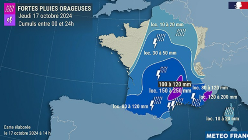 Le ciel de plus en plus menaçant