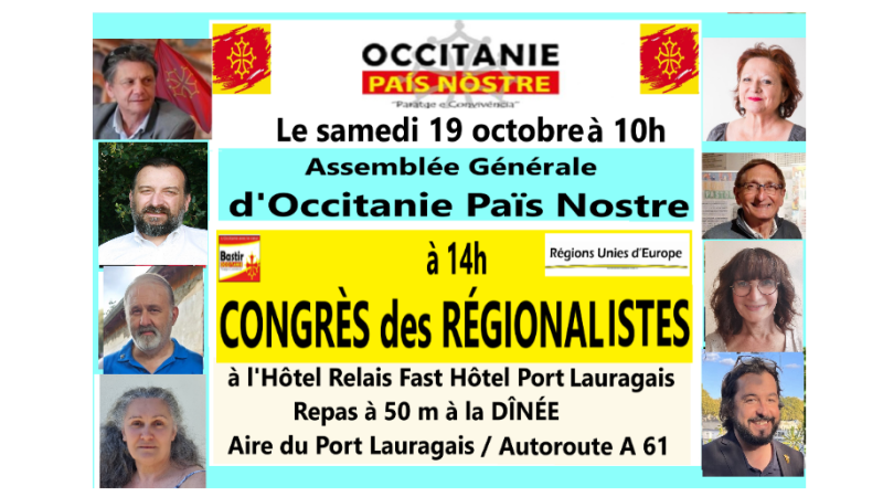 Congrès régionaliste à Port Lauragais