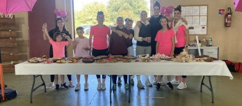 Les basketteuses se sont mobilisées pour Octobre rose
