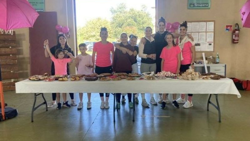 Les basketteuses se sont mobilisées pour Octobre rose