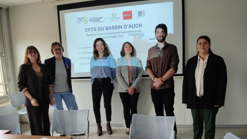 Un accord conventionnel Interprofessionnel signé entre la CPAM et la CPTS  Bassin d'Auch