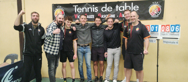 VEGA TT  : troisième journée de championnat