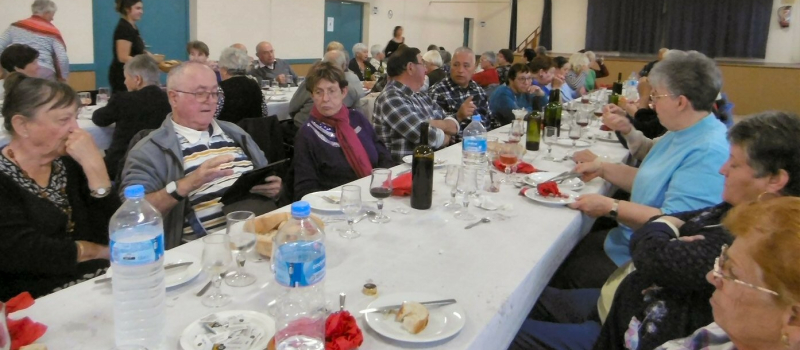 Los Sanquetos  se sont retrouvés pour le dernier repas trimstriel de l'année