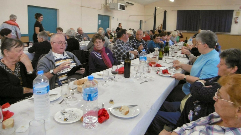 Los Sanquetos  se sont retrouvés pour le dernier repas trimstriel de l'année