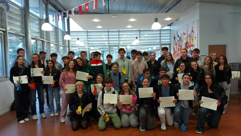 Des diplômés heureux!