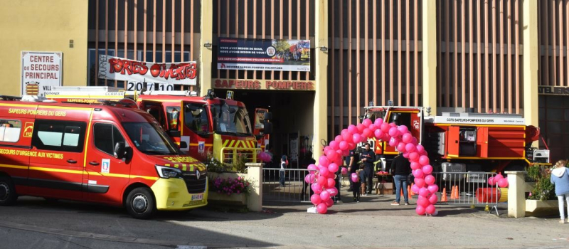 Octobre rose au Centre d’incendie et de secours
