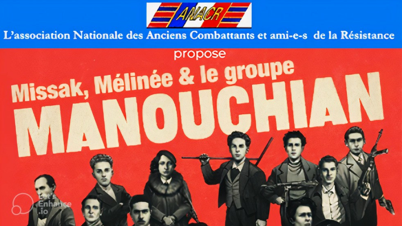 Missak et Mélinée Manouchian et les fusillés de l'affiche rouge à la salle Cuzin d’Auch du 4 au 8 novembre.