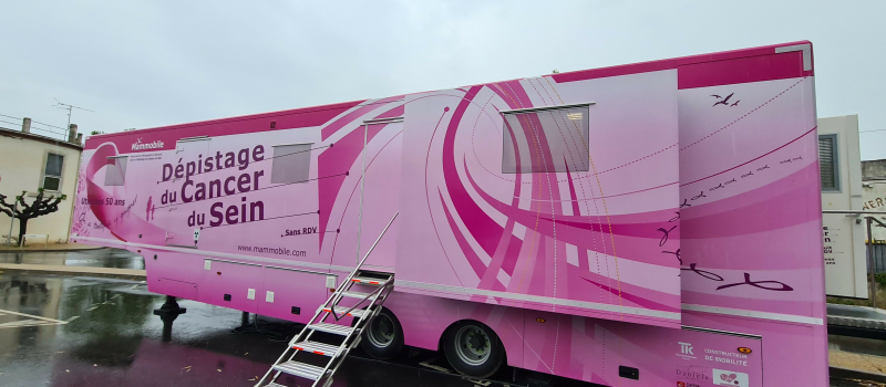 Le centre départemental de santé lance le dispositif de dépistage «mammobile» avec le soutien de l’ARS