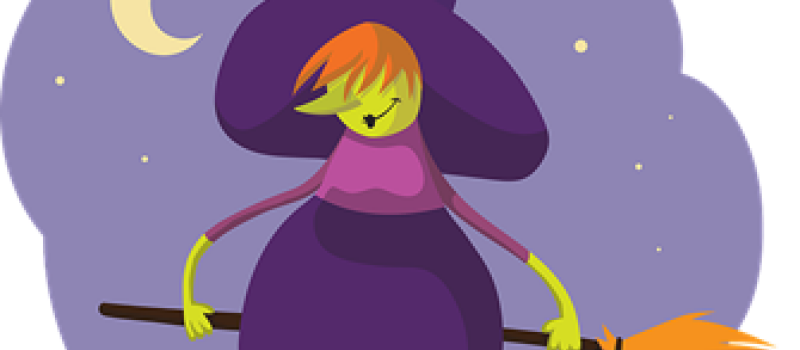 Une sorcière à la médiathèque
