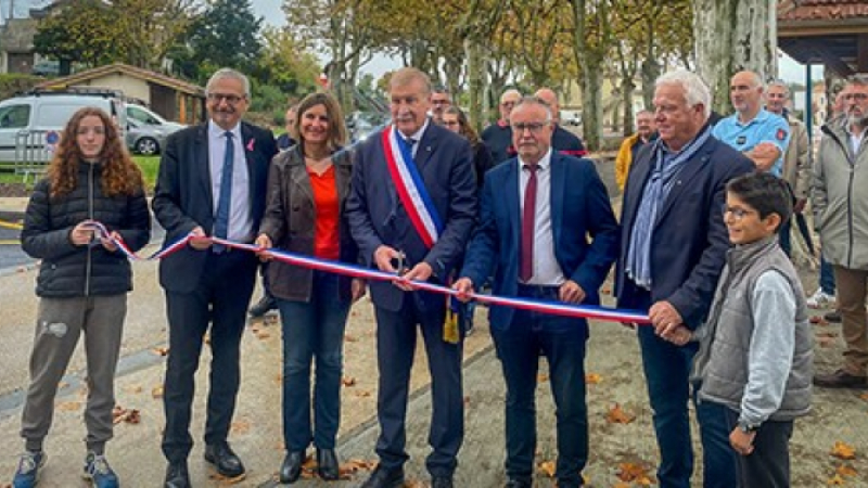 Double inauguration à Riscle