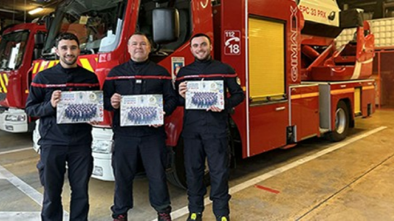 Et voici le calendrier des sapeurs pompiers à votre porte