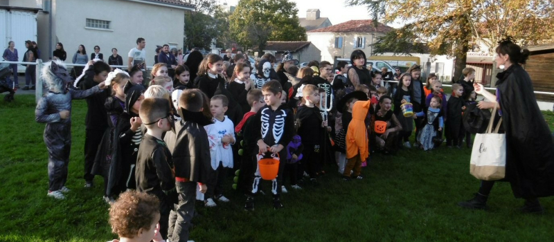Quantité de bonbons récoltés par les petits monstres d'Halloween