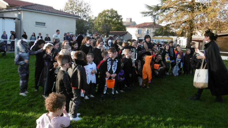 Quantité de bonbons récoltés par les petits monstres d'Halloween