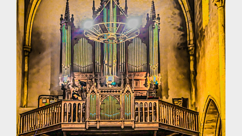 Au Houga le 20 octobre 2024: brillant concert violon, violoncelle et orgue,