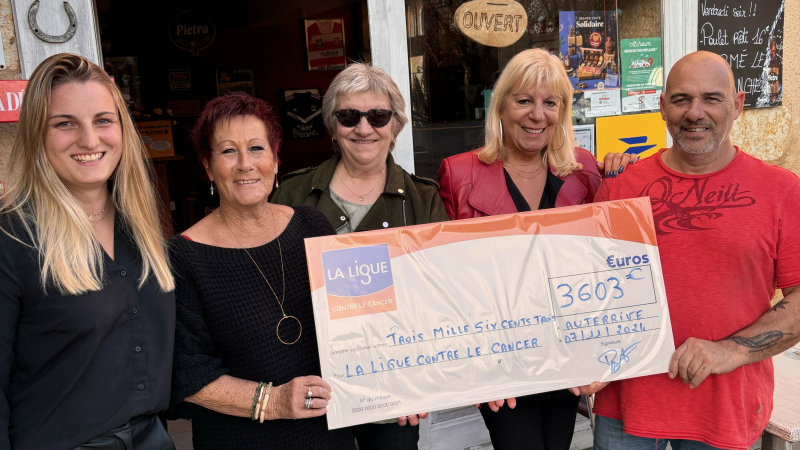3603€ remis à la Ligue contre le cancer du Gers