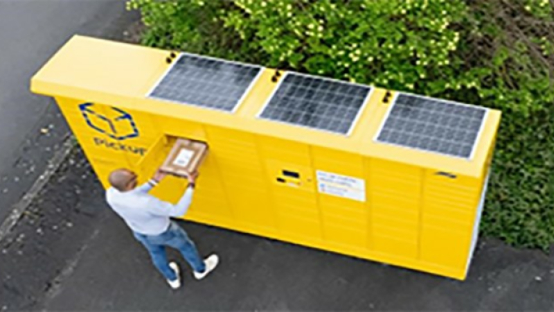 Pickup , La Poste : Une consigne solaire installée à Lectoure,
