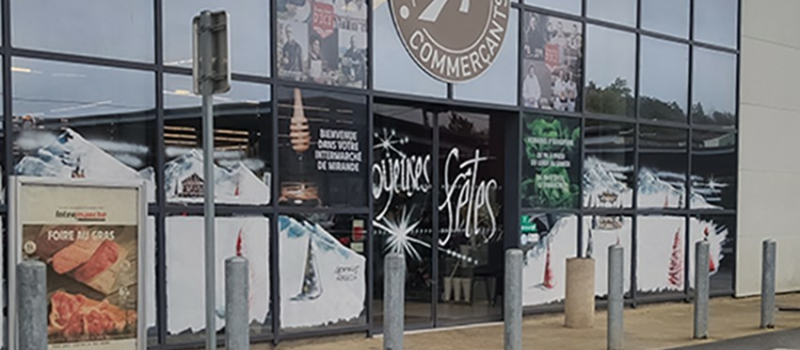 L'Intermarché aux couleurs du temps