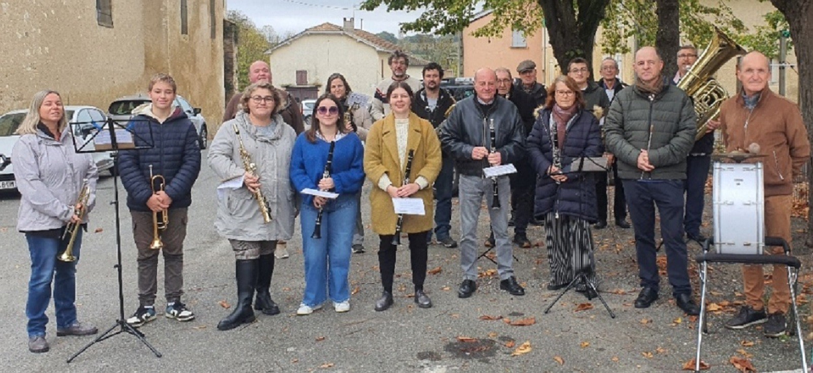 La philarmonie, lors de la cérémonie du 11 novembre