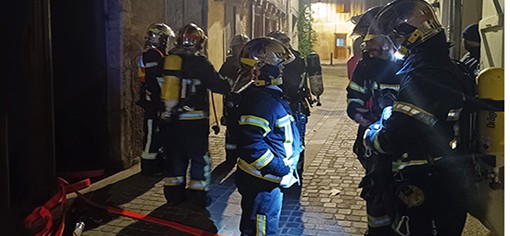 exercice conjoint entre centres de secours © SDIS32
