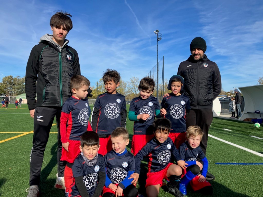 Les U7 avec Etienne et Cédric