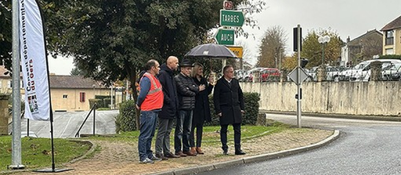 le Département investit sur la N21 entre Auch et Miélan