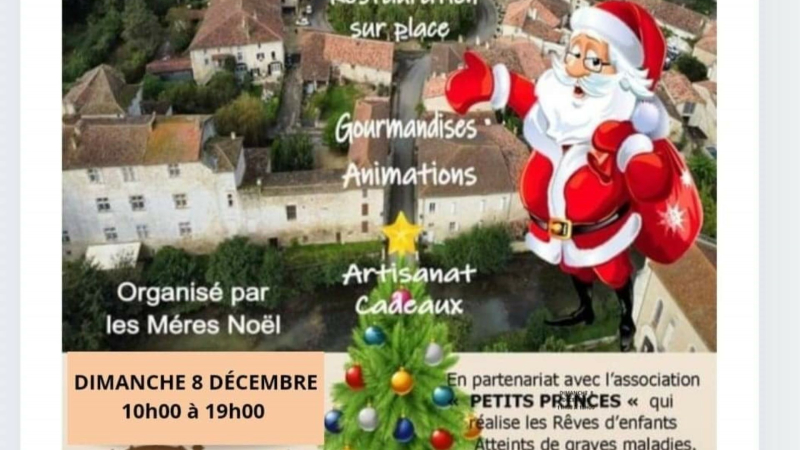 Les Mères Noël ont invité le père Noël à Fourcès