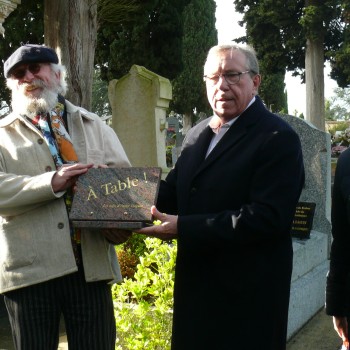 "Les Amis d'André Daguin" se retreouvés autour de la tombe du Chef étoilé