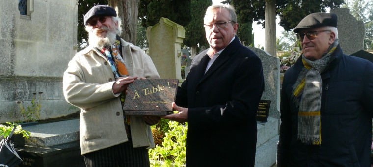 "Les Amis d'André Daguin" se retreouvés autour de la tombe du Chef étoilé