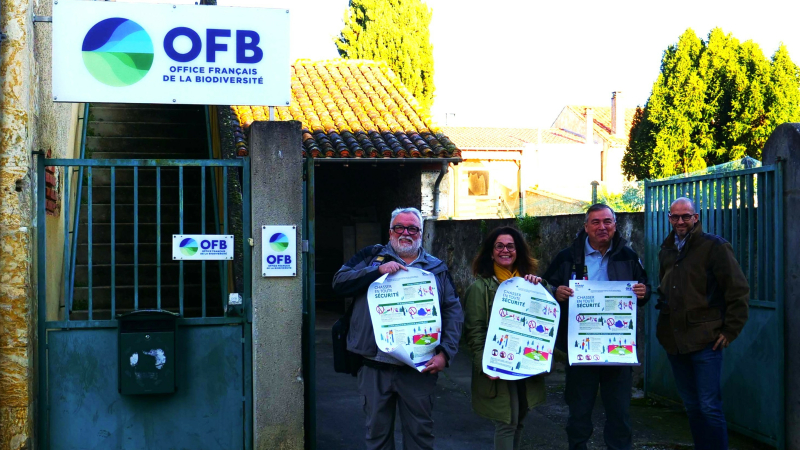 Opération de contrôle des règles de sécurité à la chasse