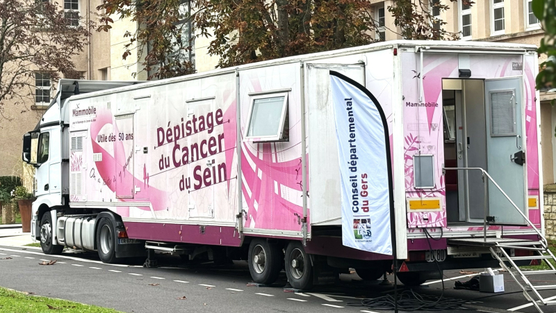 Santé : Le mammobile, un outil pertinent au service des gersoises concernées par le dépistage du cancer du sein.