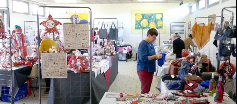 Exposition peinture , broderie, dentelles. Rencontre avec des auteurs et autrices .