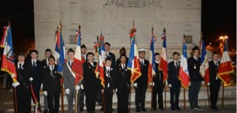 Le jeune porte-drapeau, Bastien Caubet, était invité à Paris pour la cérémonie du 11 novembre